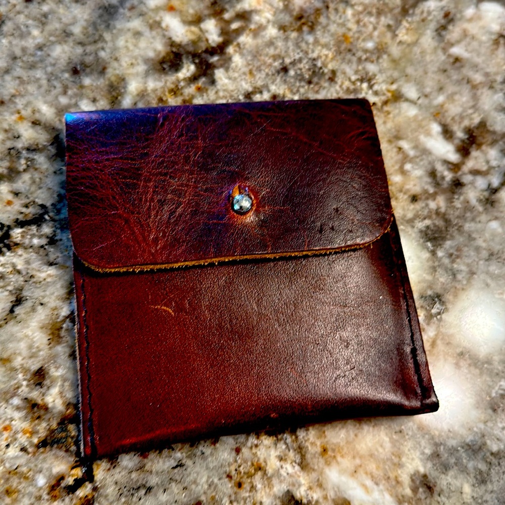 Blythe Leonard leather pouch
